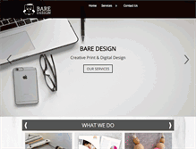 Tablet Screenshot of baredesign.com.au